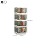 Contemporary Shelf Bookcase Folding Closed Back Plastic Bookcase Clearhalo 'Bookcases' 'furn' 'furn_bookcases' 'Furniture' 'Office Furniture' 6408131