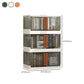 Contemporary Shelf Bookcase Folding Closed Back Plastic Bookcase Clearhalo 'Bookcases' 'furn' 'furn_bookcases' 'Furniture' 'Office Furniture' 6408133