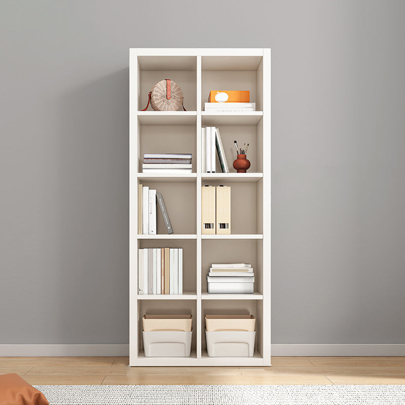 11.81" W Modern Matte Finish Bookcase Engineered Wood Standard Bookshelf 25.6"L x 11.8"W x 59.1"H Shelves Clearhalo 'Bookcases' 'furn' 'furn_bookcases' 'Furniture' 'Office Furniture' 6408146