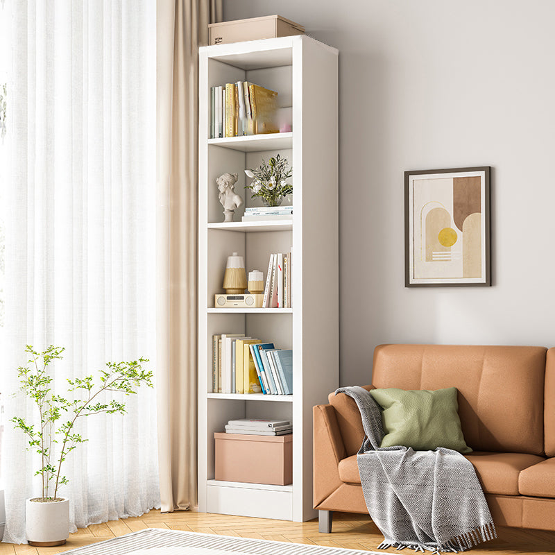 11.81" W Modern Matte Finish Bookcase Engineered Wood Standard Bookshelf 15.7"L x 11.8"W x 70.9"H Shelves Clearhalo 'Bookcases' 'furn' 'furn_bookcases' 'Furniture' 'Office Furniture' 6408148