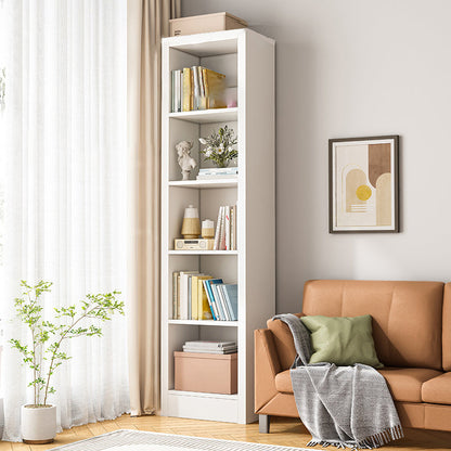 11.81" W Modern Matte Finish Bookcase Engineered Wood Standard Bookshelf 15.7"L x 11.8"W x 70.9"H Shelves Clearhalo 'Bookcases' 'furn' 'furn_bookcases' 'Furniture' 'Office Furniture' 6408148