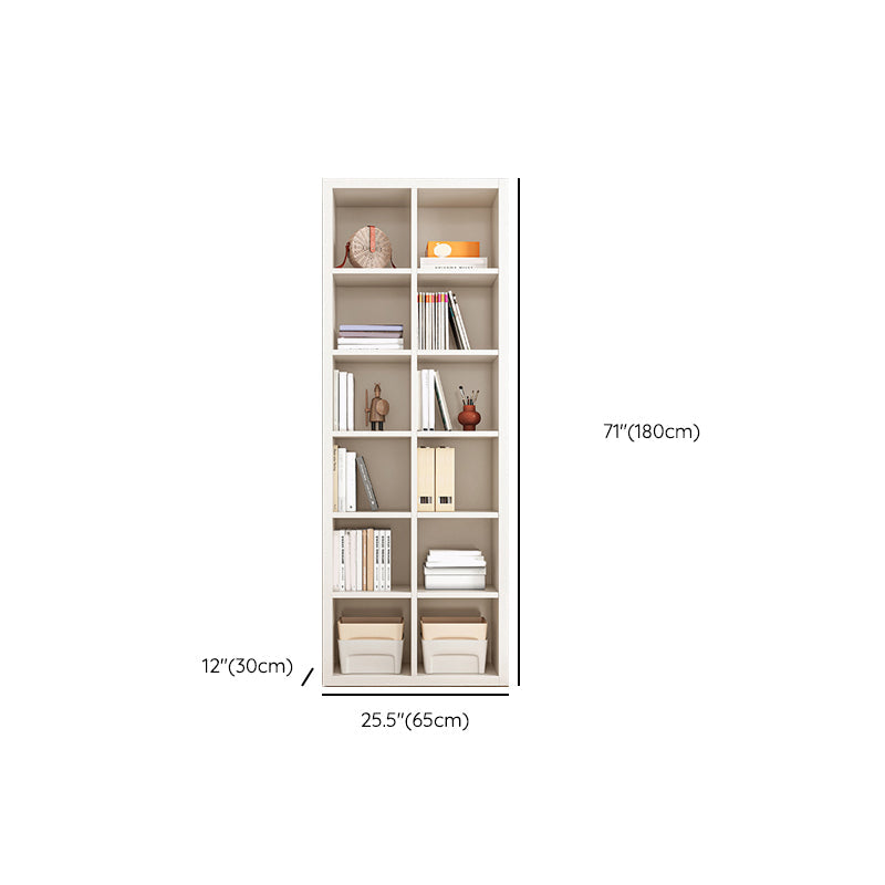 11.81" W Modern Matte Finish Bookcase Engineered Wood Standard Bookshelf Clearhalo 'Bookcases' 'furn' 'furn_bookcases' 'Furniture' 'Office Furniture' 6408160