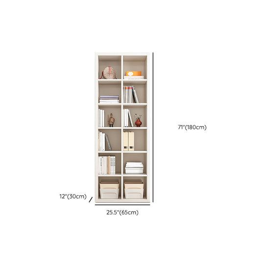 11.81" W Modern Matte Finish Bookcase Engineered Wood Standard Bookshelf Clearhalo 'Bookcases' 'furn' 'furn_bookcases' 'Furniture' 'Office Furniture' 6408160