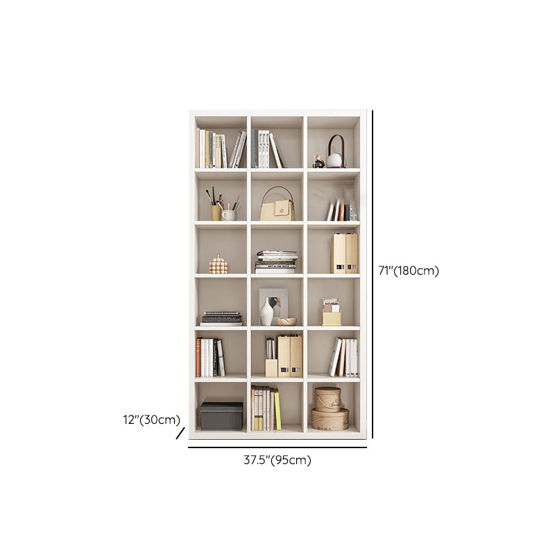 11.81" W Modern Matte Finish Bookcase Engineered Wood Standard Bookshelf Clearhalo 'Bookcases' 'furn' 'furn_bookcases' 'Furniture' 'Office Furniture' 6408162