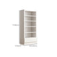 11.81" W Modern Matte Finish Bookcase Engineered Wood Standard Bookshelf Clearhalo 'Bookcases' 'furn' 'furn_bookcases' 'Furniture' 'Office Furniture' 6408168