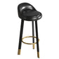 Contemporary Leather Counter Height Stools Bucket Bar Stool for Indoor Clearhalo 'Bar Furniture' 'Bar Stools' 'bar_stools' 'furn' 'furn_bar_stools' 'Furniture' 'Kitchen & Dining Furniture' 6408267