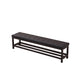 15.6-inch Width Modern Bench Cushioned Metal Solid Color Seating Bench Clearhalo 'Benches' 'Chairs & Seating' 'furn' 'furn_benches' 'Furniture' 'Living Room Furniture' 6408318