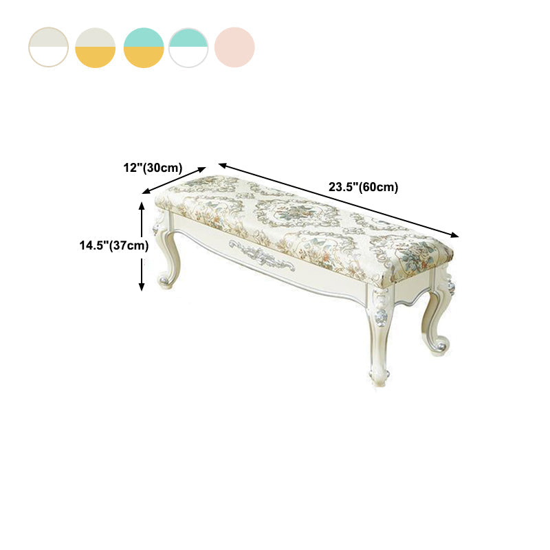 Upholstered Rectangle Seating Bench Cushioned Entryway and Bedroom Bench with Legs Clearhalo 'Benches' 'Chairs & Seating' 'furn' 'furn_benches' 'Furniture' 'Living Room Furniture' 6408374