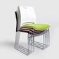 Armless Low Back Conference Chair Microfiber Cushion Contemporary Chair
