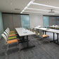Armless Low Back Conference Chair Microfiber Cushion Contemporary Chair