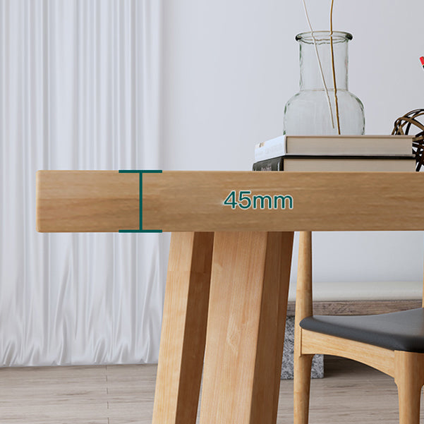 Moderne rechthoekige kantoorbureau natuurlijke slede Solid Wood Writing Desk