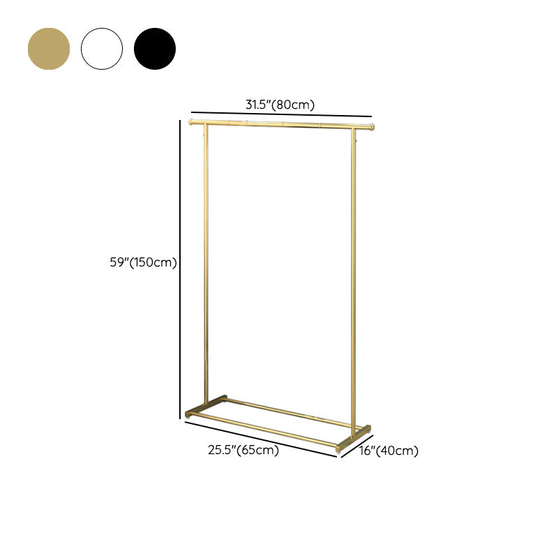 Rack de manteau de style moderne couleur de couleur de couleur materne métallique autonome