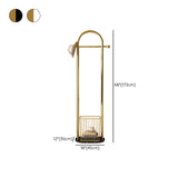 Luxurious Metallic Coat Hanger Pure Color Free Standing Marble Base Coat Rack Clearhalo 'Entry & Mudroom Furniture' 'furn' 'furn_hall_tree_coat_racks' 'Furniture' 'Hall Trees & Coat Racks' 'hall_tree_coat_racks' 6408557