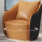 Contemporary Accent Armchair Modern Arms Included Barrel Accent Chair Clearhalo 'Accent Chairs' 'accent_chairs' 'Chairs & Seating' 'furn' 'furn_accent_chairs' 'Furniture' 'Living Room Furniture' 6410981