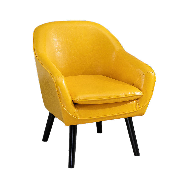 Contemporary Accent Armchair Arms Included Barrel Accent Chair Clearhalo 'Accent Chairs' 'accent_chairs' 'Chairs & Seating' 'furn' 'furn_accent_chairs' 'Furniture' 'Living Room Furniture' 6411003