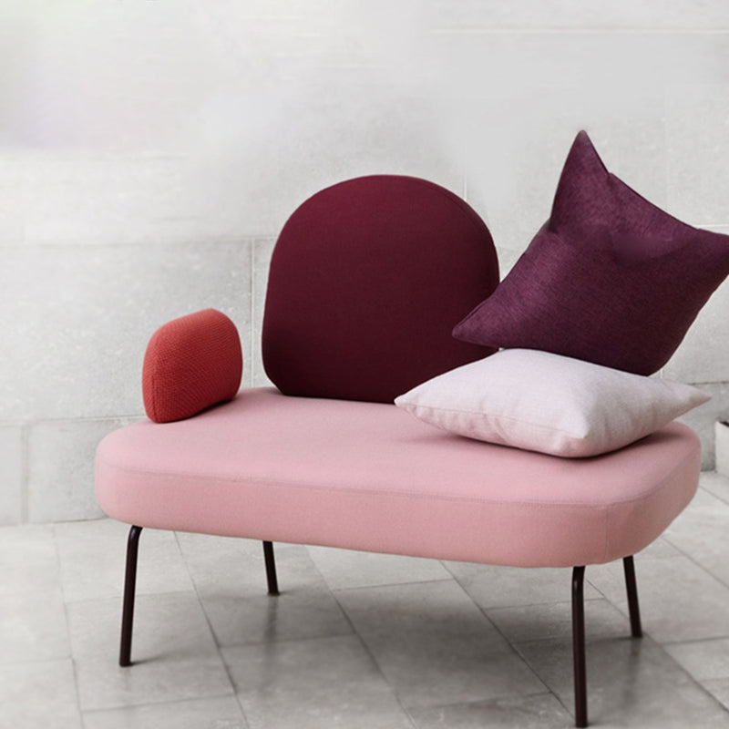 Divano standard a 2 posti di divano in tessuto moderno per soggiorno per soggiorno