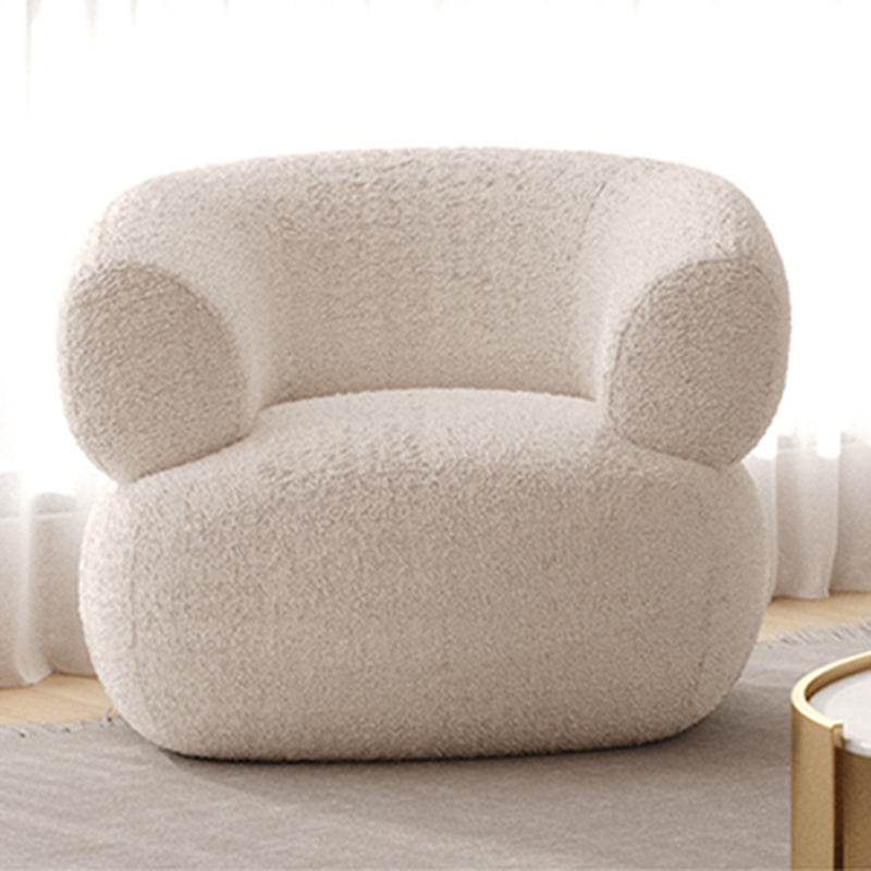Faux Leather Modern Sofa Sloped Arm Curved Sofa for Living Room Clearhalo 'furn' 'furn_sofas' 'Furniture' 'Living Room Furniture' 'Sofa' 'sofas' 6411110