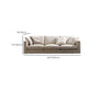 Brown 3-seat Fabric Sofa Sqaure Arm Standard Sofa with 4 Pillows Clearhalo 'furn' 'furn_sofas' 'Furniture' 'Living Room Furniture' 'Sofa' 'sofas' 6411124