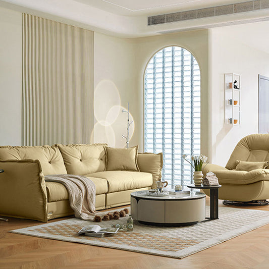 Kissen Top Arm Loveseat Fleckenfestesfestes Sofa mit Tufted Rücken