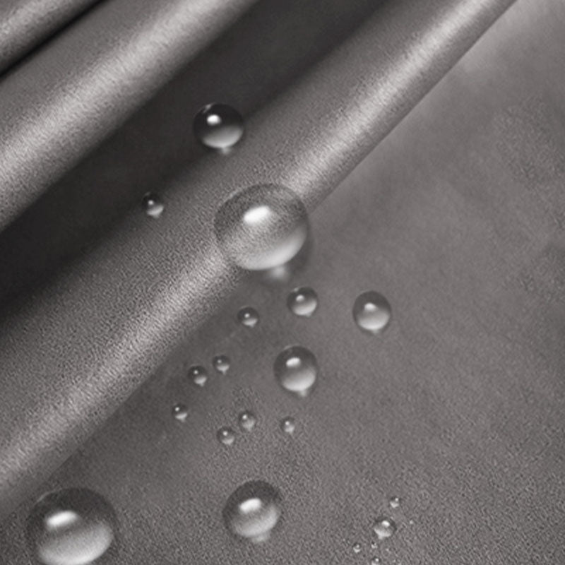 ダークグレーのモダンな標準座席染色抵抗性ソファフェイクレザー