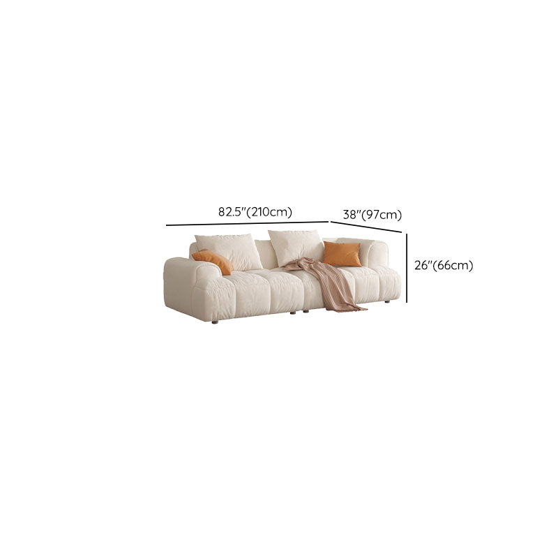 Divano moderno di divano standard a braccio quadrato di divano per soggiorno