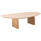 15" H Wood Irregular Cocktail Table Nordic Sled 1 Single Coffee Table Clearhalo 'Coffee & Accent Tables' 'Coffee Tables' 'coffee_tables' 'furn' 'furn_coffee_tables' 'Furniture' 'Living Room Furniture' 6411407