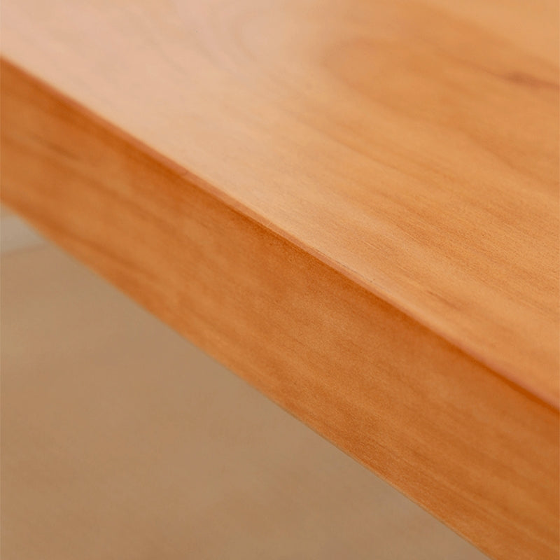 Scandinavian Solid Wood Rectangle Top Coffee Table Acrylic Sled Cocktail Table Clearhalo 'Coffee & Accent Tables' 'Coffee Tables' 'coffee_tables' 'furn' 'furn_coffee_tables' 'Furniture' 'Living Room Furniture' 6411421