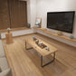 Contemporary Sled Coffee Table Solid Wood Coffee Cocktail Table Clearhalo 'Coffee & Accent Tables' 'Coffee Tables' 'coffee_tables' 'furn' 'furn_coffee_tables' 'Furniture' 'Living Room Furniture' 6411441