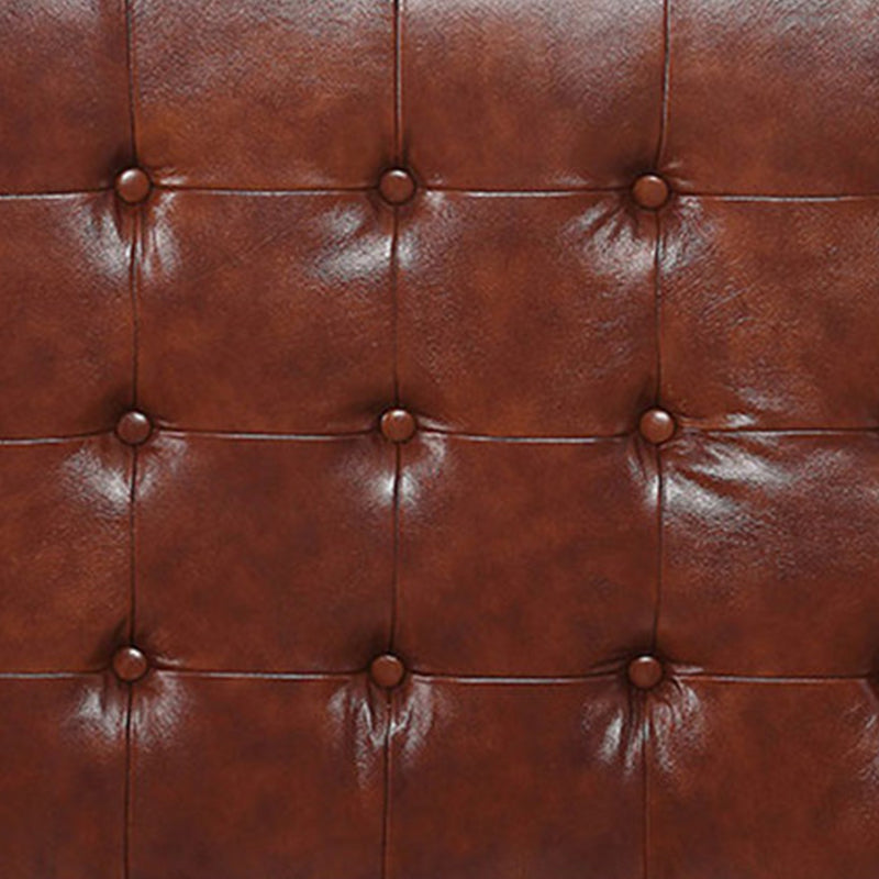 Cabecera tapizada en la cama de marco abierto de metal y marco de cama tapizado con patas de metal