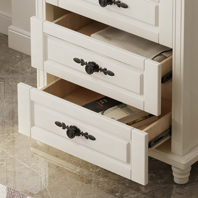 43.30" Tall Wood Accent Cabinet 5-Drawer Rectangular Accent Chest