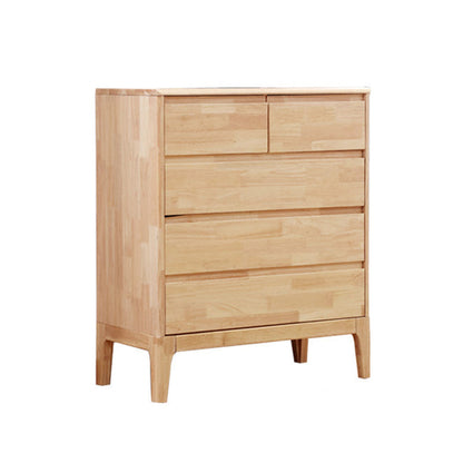 Hedendaagse natuurlijke accentkistrubberwoodkist met laden