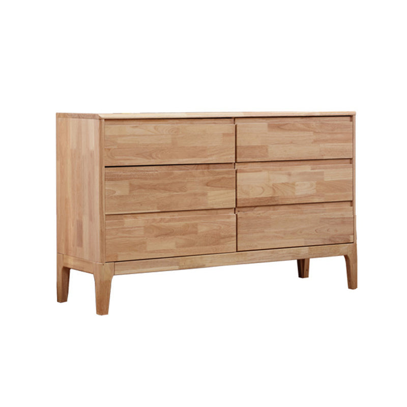 Hedendaagse natuurlijke accentkistrubberwoodkist met laden