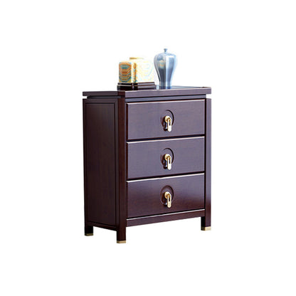 Moderne moderne borst-rechthoek uit het midden van de eeuw met lade massief hout rechte benen accent borst