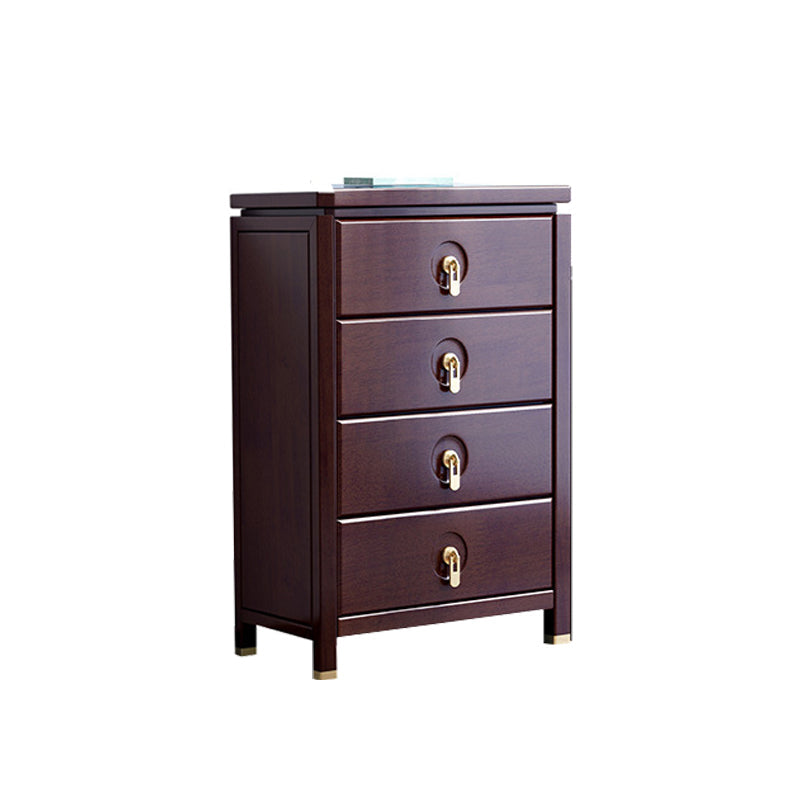 Moderne moderne borst-rechthoek uit het midden van de eeuw met lade massief hout rechte benen accent borst