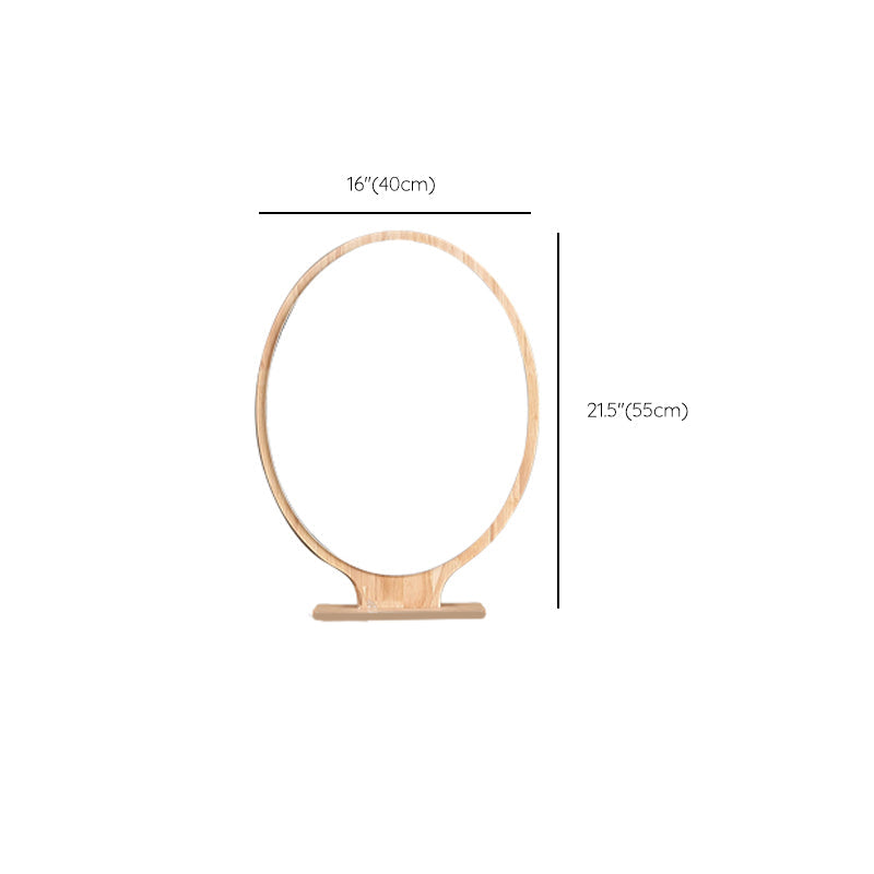 Tavolo da trucco scandinavo a 5 cassetti in legno massiccio