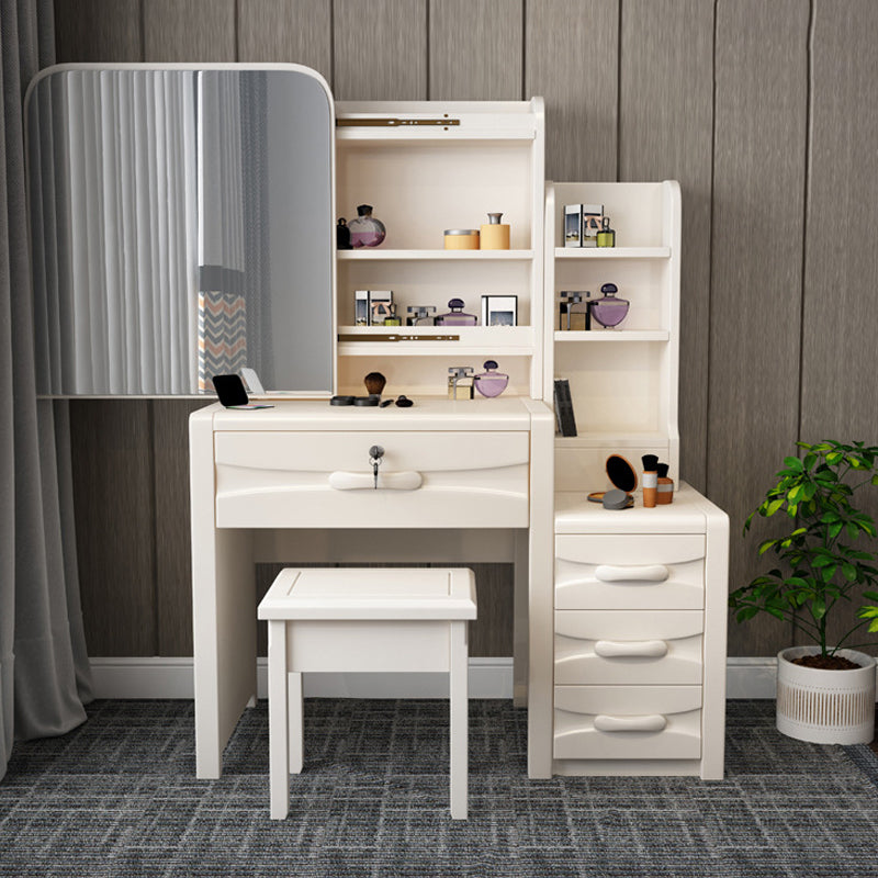 Traditioneller Stil 17.71 "Weitmaser Holz -Waschtisch mit Schubladen