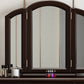 Stile tradizionale 3 -DrAwer Tavolo da trucco a specchio in legno Vanity