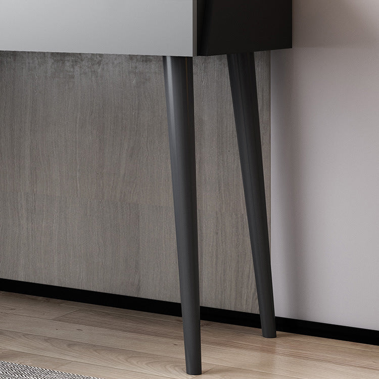 Stone Top Makeup Table with 2 Drawers 15.74" Wide Vanity Tables Clearhalo 'Bedroom Furniture' 'furn' 'furn_makeup_vanities' 'Furniture' 'Makeup Vanities' 'makeup_vanities' 6412149