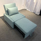 Modern Green Convertible Sofa Cushion Back Foldable Futon Chairs Clearhalo 'furn' 'furn_futons' 'Furniture' 'Futons & Daybeds' 'Futons' 'Living Room Furniture' 6412250