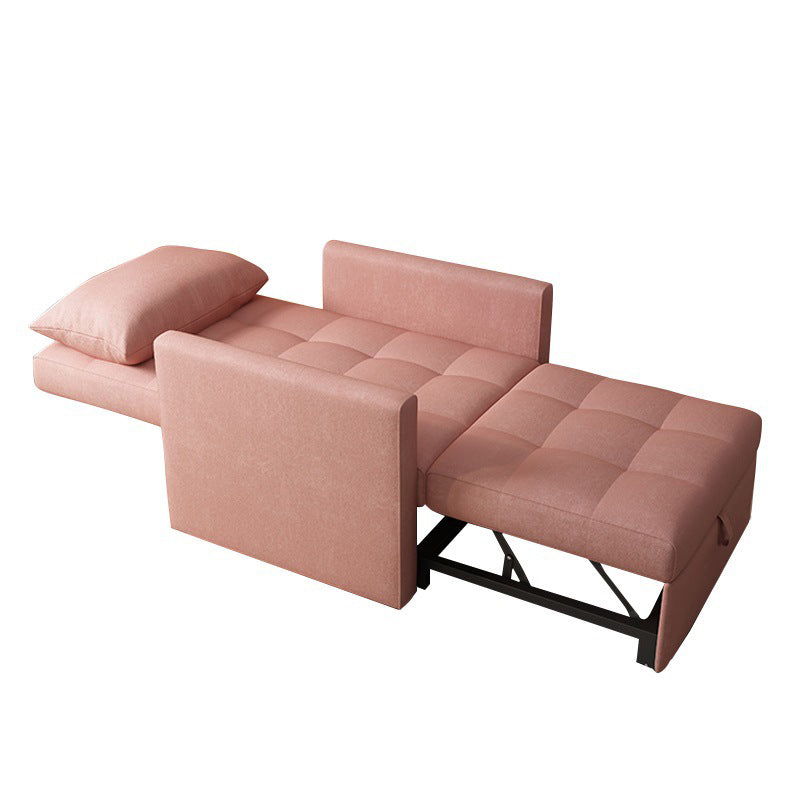 Modern Green Convertible Sofa Cushion Back Foldable Futon Chairs Clearhalo 'furn' 'furn_futons' 'Furniture' 'Futons & Daybeds' 'Futons' 'Living Room Furniture' 6412253
