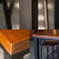 Wood Top Bar-height Table Black and Metal Legs Bar Table for Patio Use Clearhalo 'Bar Furniture' 'Bar Tables' 'bar_tables' 'furn' 'furn_bar_tables' 'Furniture' 'Kitchen & Dining Furniture' 6412521