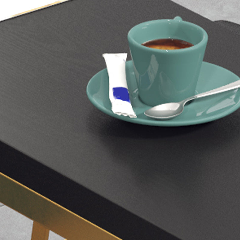 Rectangular Bar-height Table Wood Top Pub Table with Gold Base Clearhalo 'Bar Furniture' 'Bar Tables' 'bar_tables' 'furn' 'furn_bar_tables' 'Furniture' 'Kitchen & Dining Furniture' 6412597