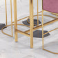 Mesa moderna con altura de barra, mesa de Bar con tapa de mármol sintético para sala de estar