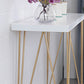 Rechteckiger Bartisch im Glam-Stil, Bartisch aus Holz mit 4 Beinen