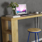 Industrial Rectangle Bistro Bar Desk Pine Solid Wood Bar Dining Table Clearhalo 'Bar Furniture' 'Bar Tables' 'bar_tables' 'furn' 'furn_bar_tables' 'Furniture' 'Kitchen & Dining Furniture' 6412775
