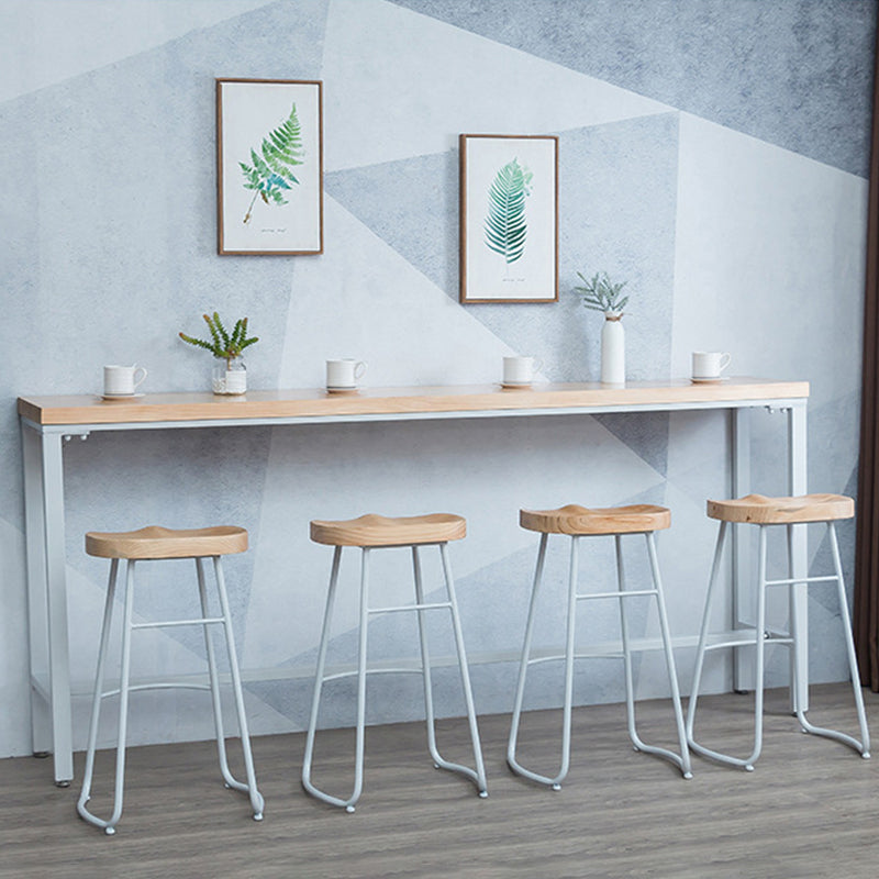 Table rectangulaire-bar-hauteur