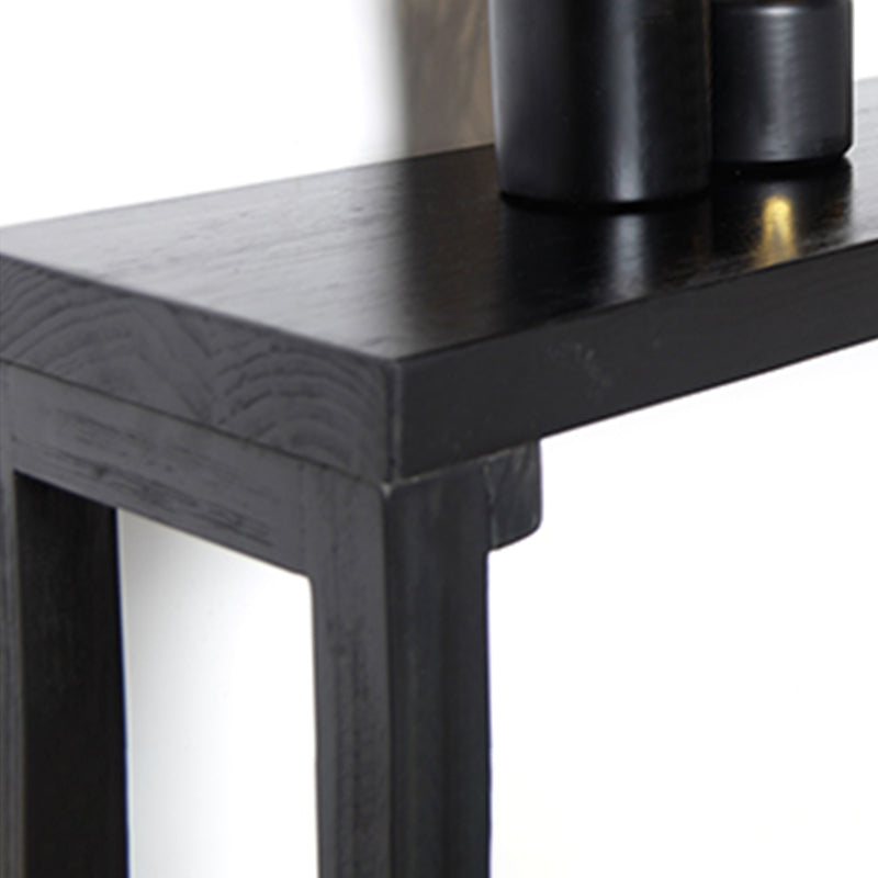 Industrial Rectangle Bistro Bar Desk Pine Solid Wood Bistro Table with Sled Base Clearhalo 'Bar Furniture' 'Bar Tables' 'bar_tables' 'furn' 'furn_bar_tables' 'Furniture' 'Kitchen & Dining Furniture' 6413029