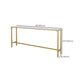 Moderner Bartisch mit weißer Kunstmarmorplatte, Bistro-Bartisch