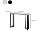 Industrial Bar Height Table Stone Top Bistro Bar Table for Patio Use Clearhalo 'Bar Furniture' 'Bar Tables' 'bar_tables' 'furn' 'furn_bar_tables' 'Furniture' 'Kitchen & Dining Furniture' 6413150