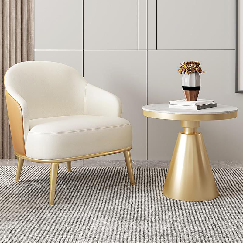 Contemporary Barrel Accent Chair Modern Arms Included Accent Armchair Clearhalo 'Accent Chairs' 'accent_chairs' 'Chairs & Seating' 'furn' 'furn_accent_chairs' 'Furniture' 'Living Room Furniture' 6413299